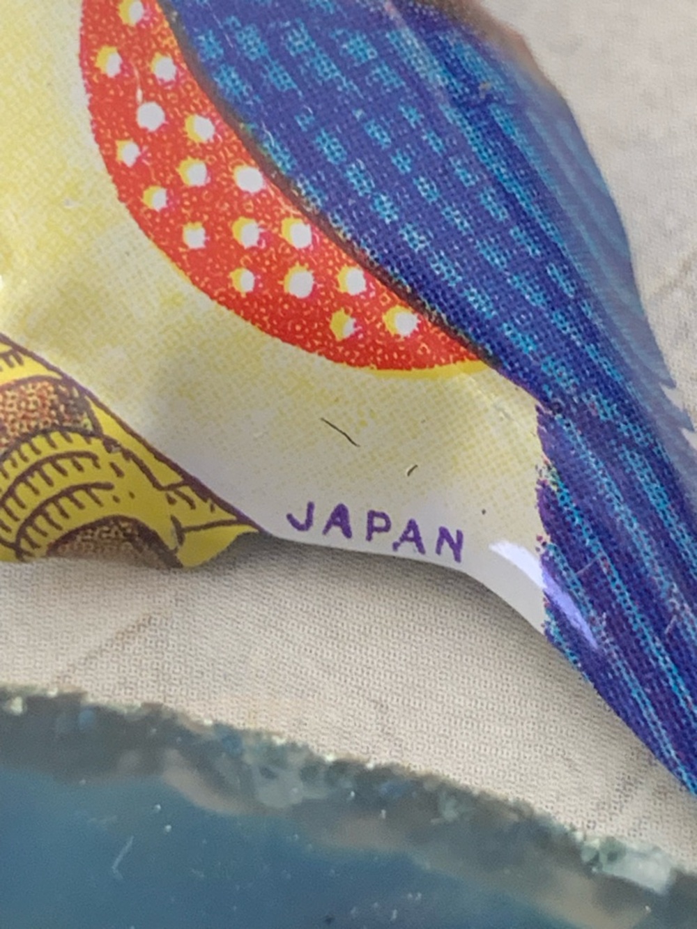 Japan Tin-type Bird Vintage Pins Set of Two (2) - Picture 6 of 8